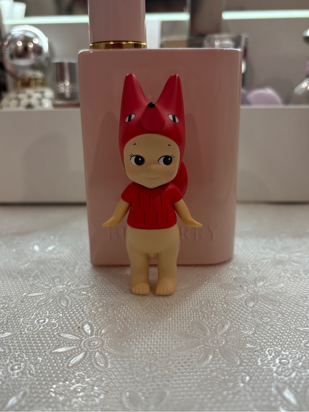 Red Fox Hooded Toddler Doll Figure - Cute Collectible Toy